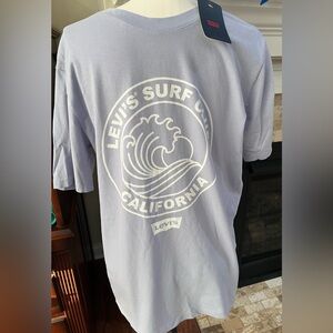 🆕 Levi’s 100% Cotton Relaxed Fit T-shirt size Medium Surf Club California